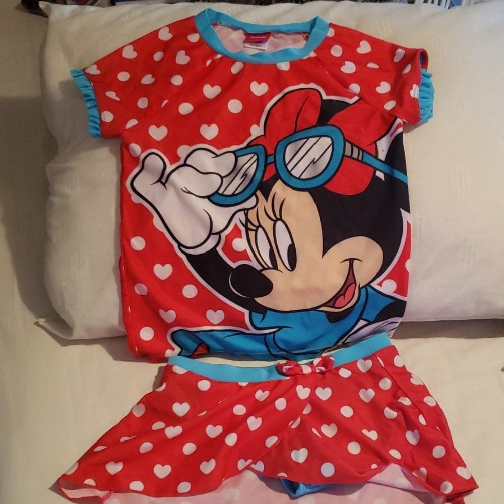Minnie mouse two piece swimsuit